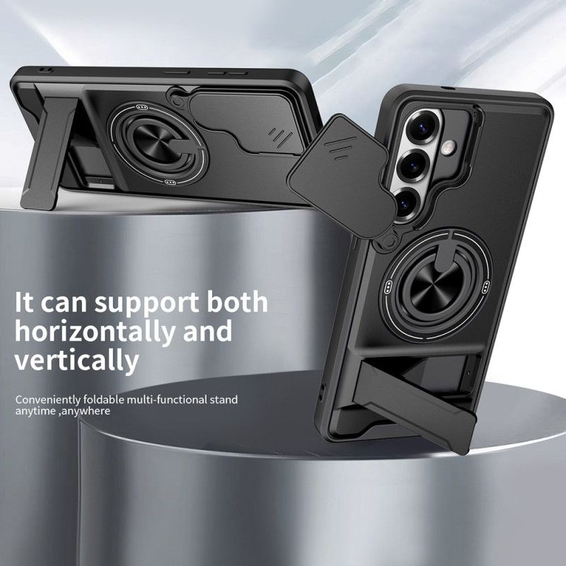 Cover Samsung Galaxy S26 Magnetisk Foldbar Ringholder Og Kamerabeskytter