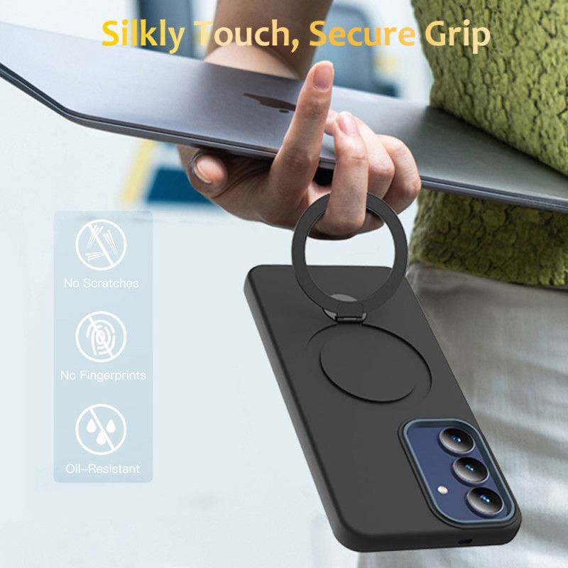 Cover Samsung Galaxy S26 Magnetisk Med Roterende Ringstativ