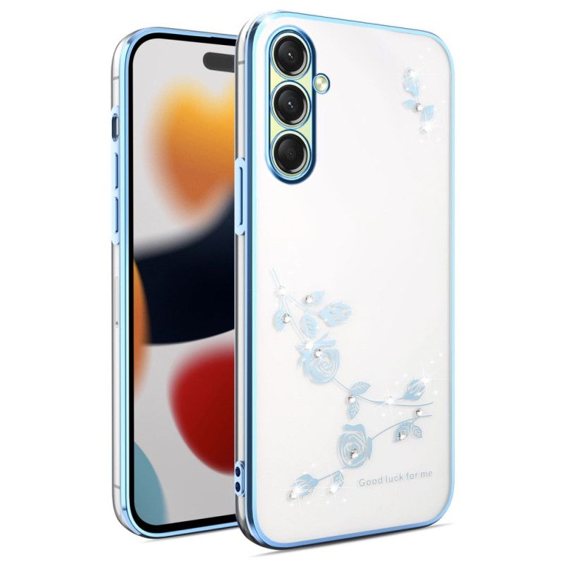 Cover Samsung Galaxy S26 Rhinsten Og Blomster Kadem