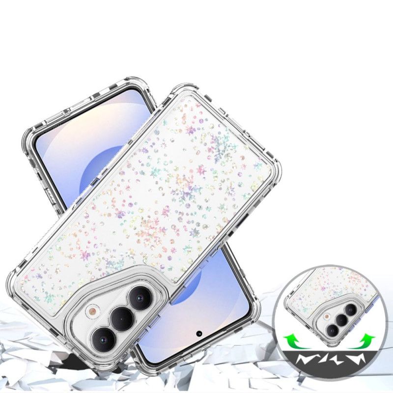 Cover Samsung Galaxy S26 Transparent Med Holografisk Film