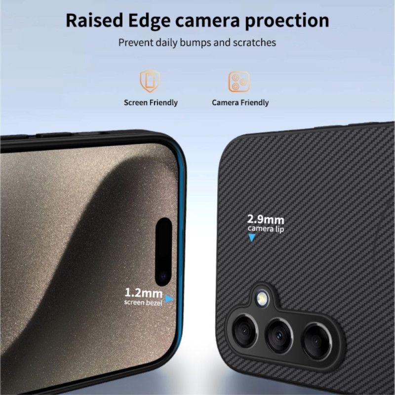 Cover Til Samsung Galaxy S26 Magnetisk Kulfibertekstur