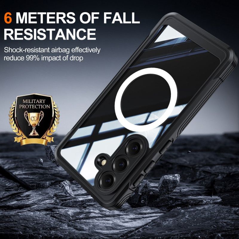 Cover Til Samsung Galaxy S26 Magnetisk Med Hærdet Glasbeskyttelsesfilm