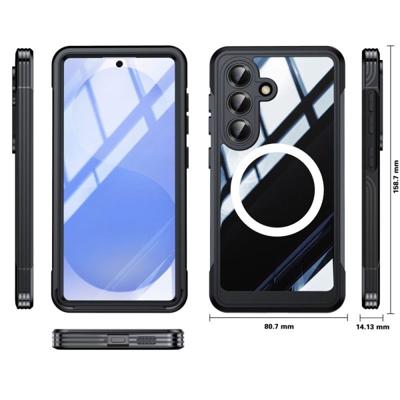 Cover Til Samsung Galaxy S26 Magnetisk Med Hærdet Glasbeskyttelsesfilm