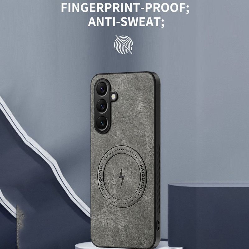 Cover Til Samsung Galaxy S26 Magnetisk Med Lædereffekt