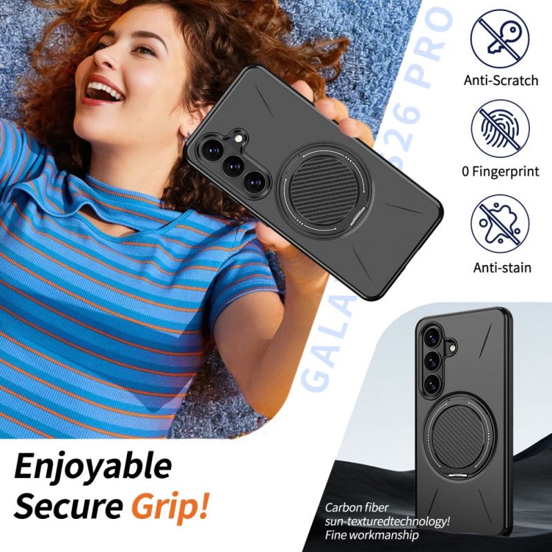 Cover Til Samsung Galaxy S26 Magnetisk Med Roterende Stativ