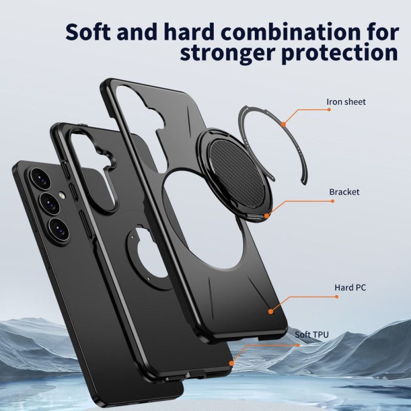 Cover Til Samsung Galaxy S26 Magnetisk Med Roterende Stativ