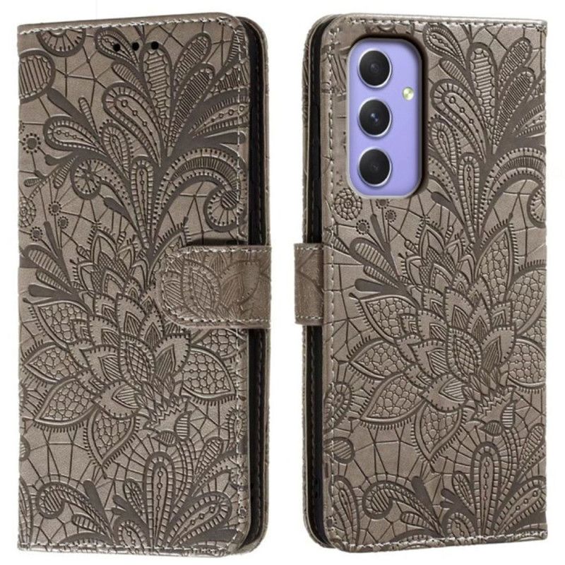 Flip Cover Samsung Galaxy S26 Blomstermønster Med Blonde