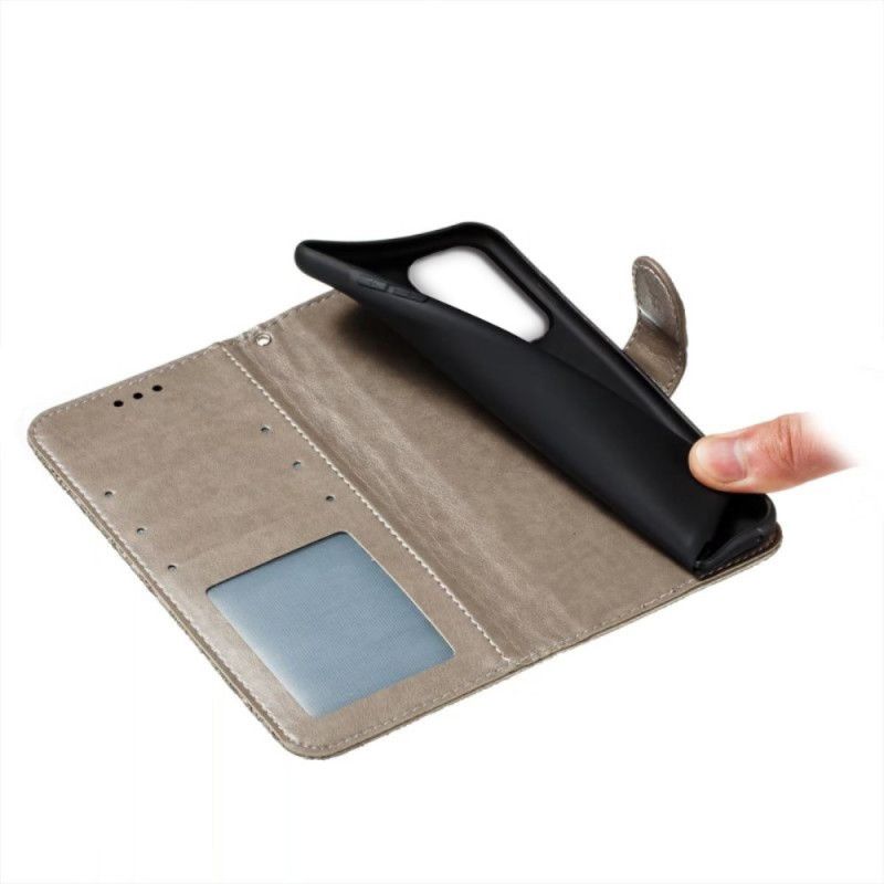 Flip Cover Samsung Galaxy S26 Blomstermønster Med Blonde