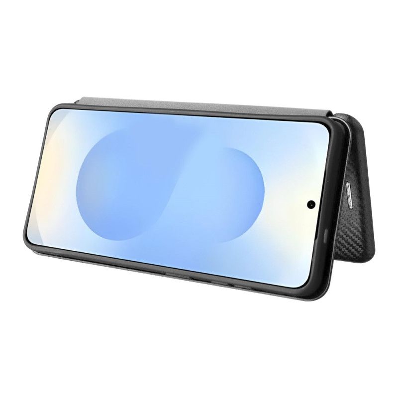 Flip Cover Samsung Galaxy S26 Fibertekstureret Kulfiber