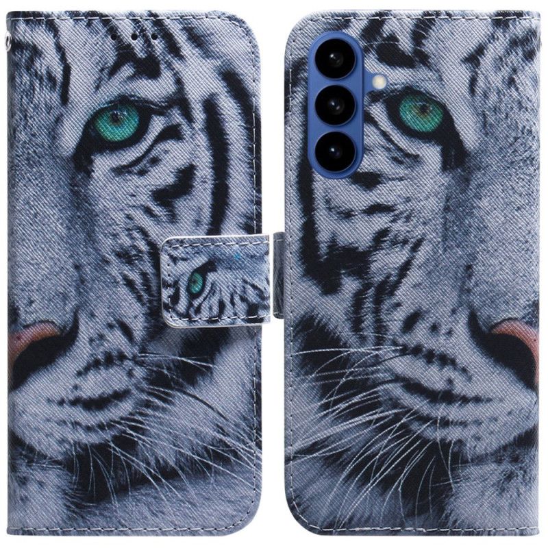 Flip Cover Samsung Galaxy S26 Hvid Tiger