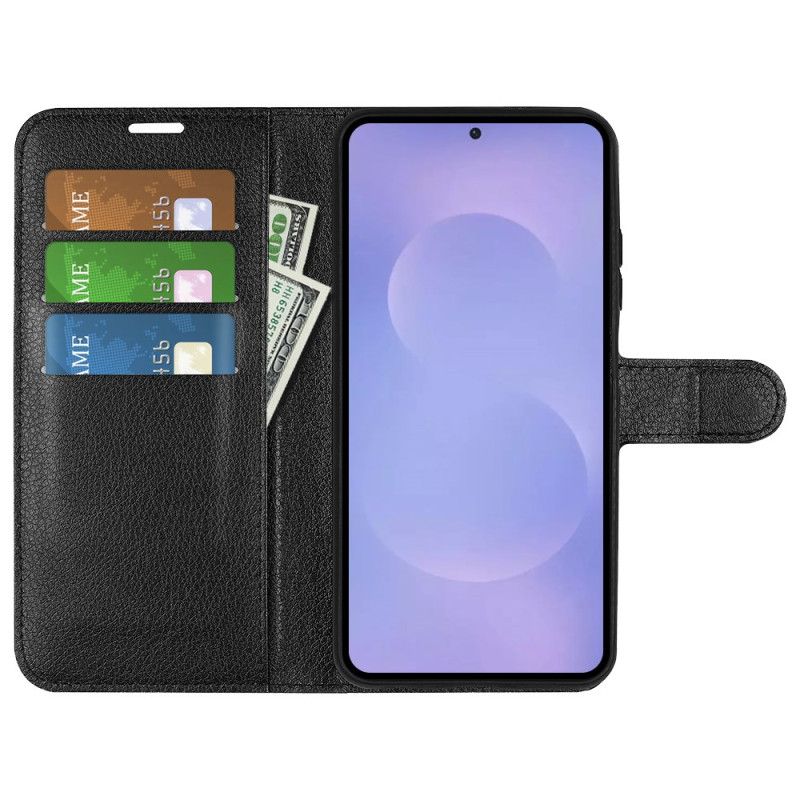 Flip Cover Samsung Galaxy S26 Litchi Kunstlæder