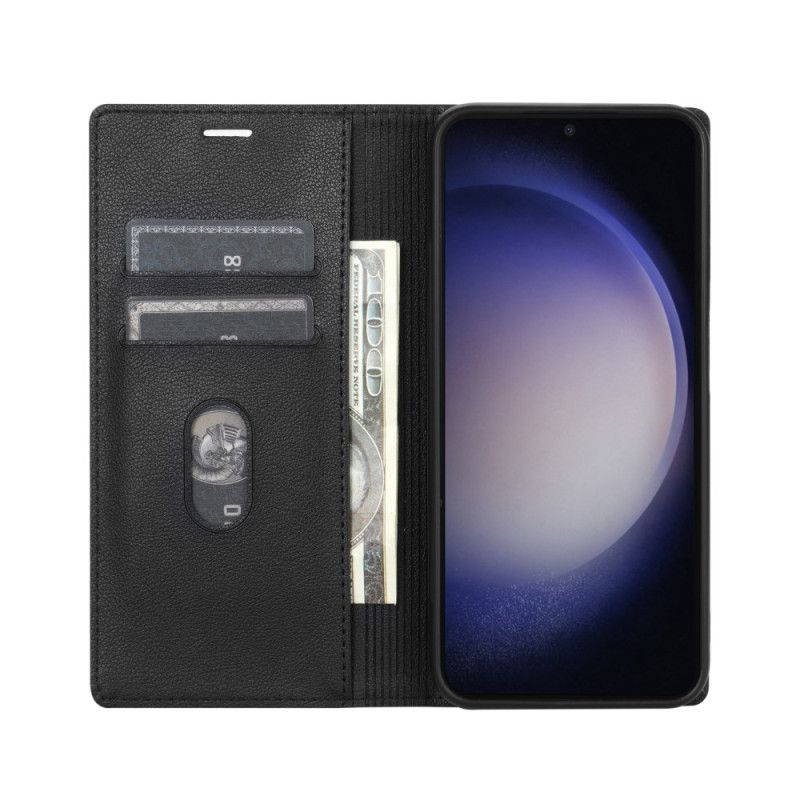 Flip Cover Samsung Galaxy S26 Magnetisk Lukning Med Lædereffekt