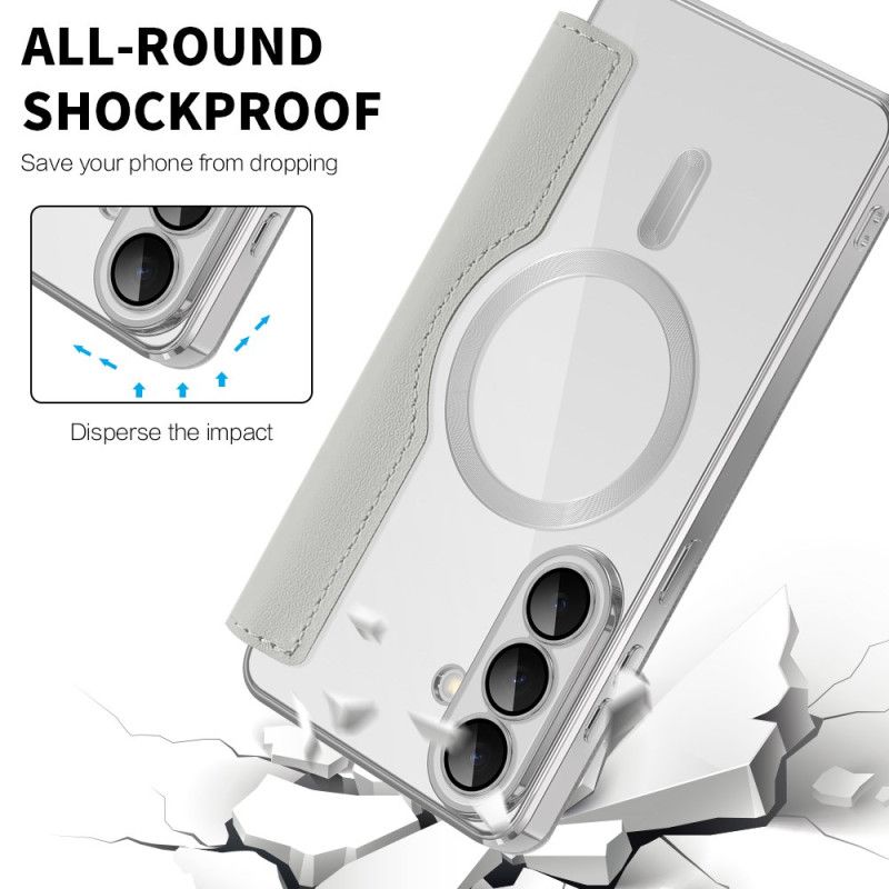 Flip Cover Samsung Galaxy S26 Magnetisk Med Kortholder Og Rfid-beskyttelse