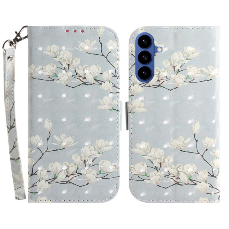 Flip Cover Samsung Galaxy S26 Magnoliaer Med Remme
