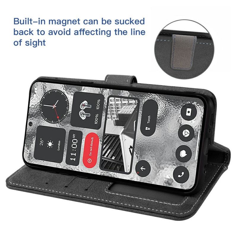 Flip Cover Samsung Galaxy S26 Retro Pung Med Roterende Kortholder