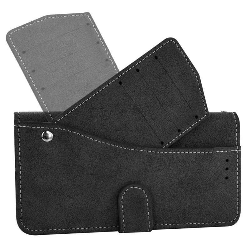 Flip Cover Samsung Galaxy S26 Retro Pung Med Roterende Kortholder