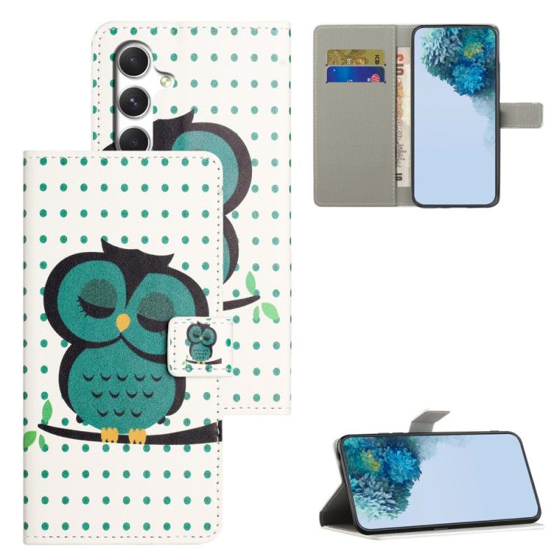 Flip Cover Samsung Galaxy S26 Sovende Ugle