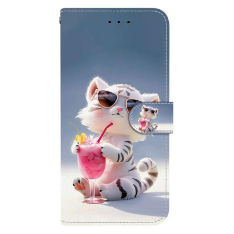 Flip Cover Samsung Galaxy S26 Tegneserietiger