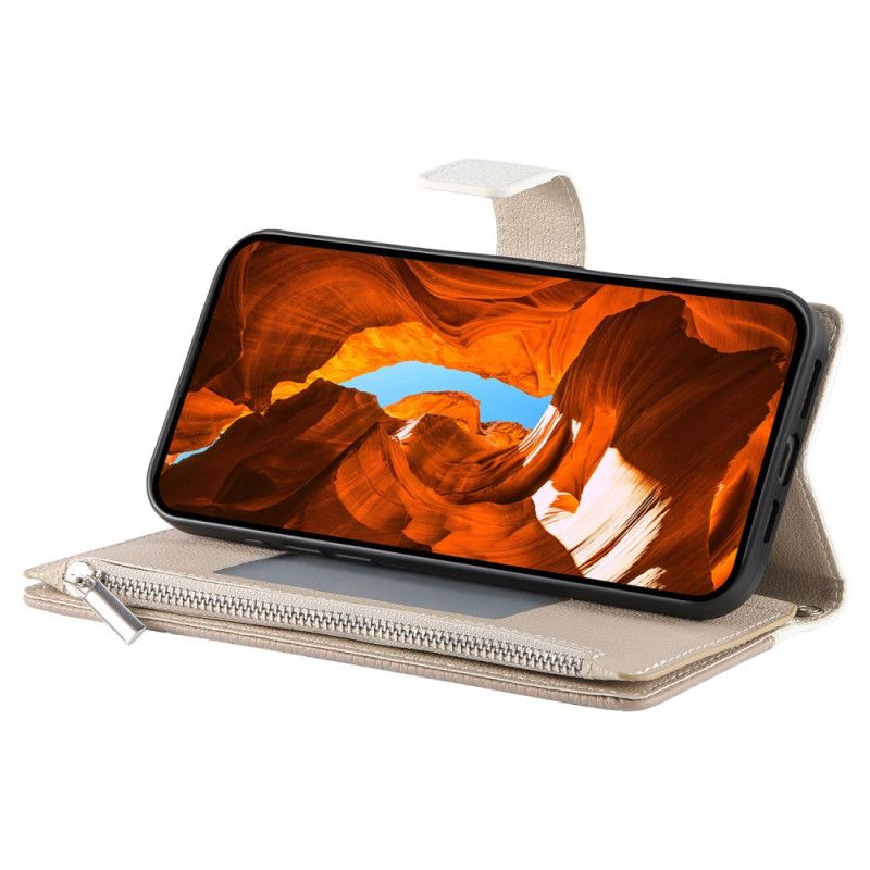 Flip Cover Samsung Galaxy S26 Tofarvet Pung Med Stropper