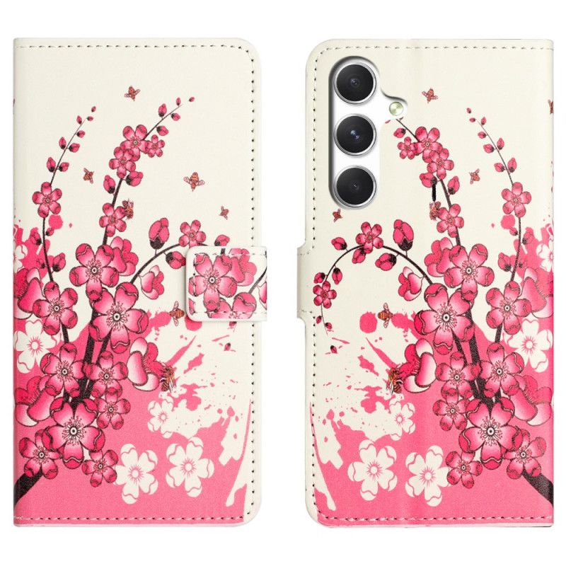 Flip Cover Til Samsung Galaxy S26 Blommeblomster