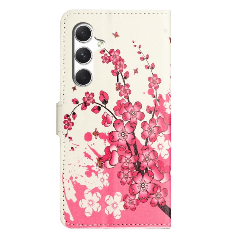 Flip Cover Til Samsung Galaxy S26 Blommeblomster