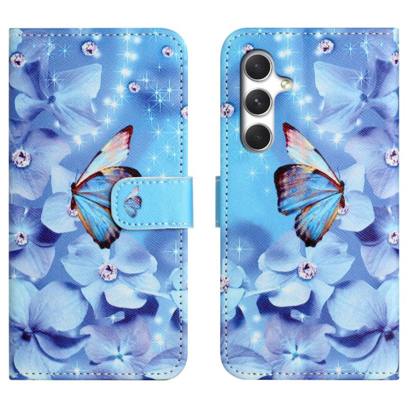 Flip Cover Til Samsung Galaxy S26 Blomstersommerfugle