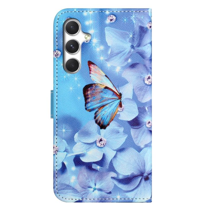 Flip Cover Til Samsung Galaxy S26 Blomstersommerfugle