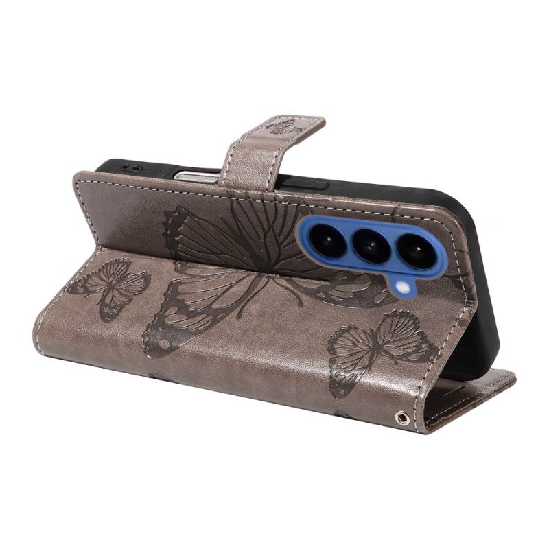 Flip Cover Til Samsung Galaxy S26 Kæmpe Sommerfugle