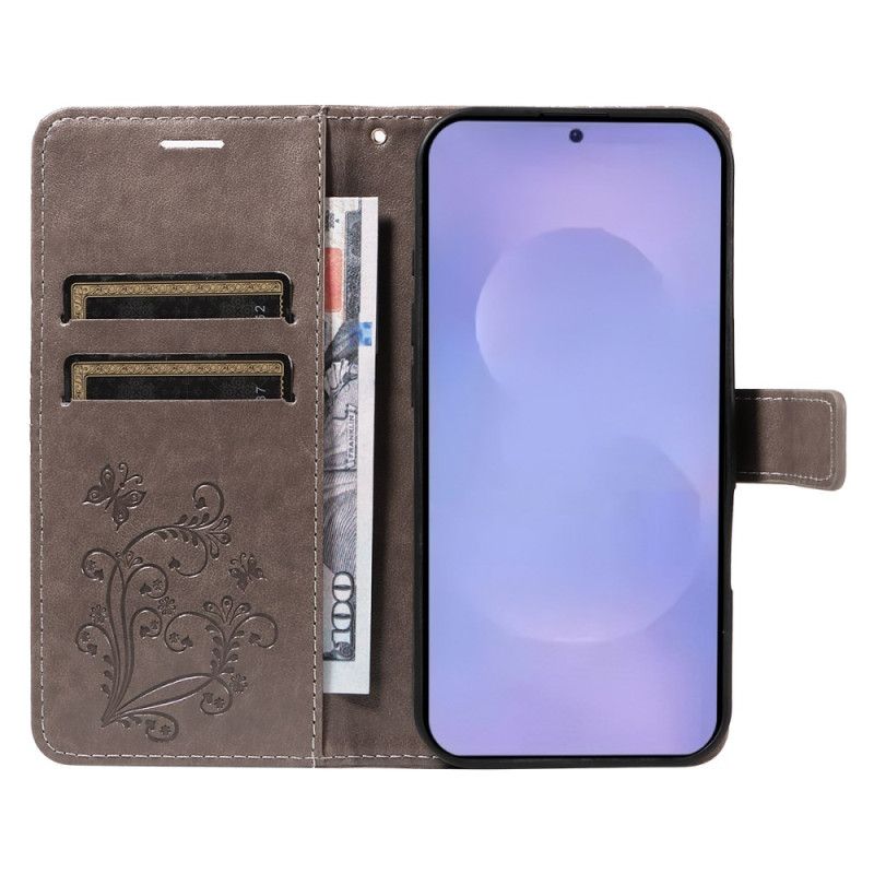 Flip Cover Til Samsung Galaxy S26 Kæmpe Sommerfugle