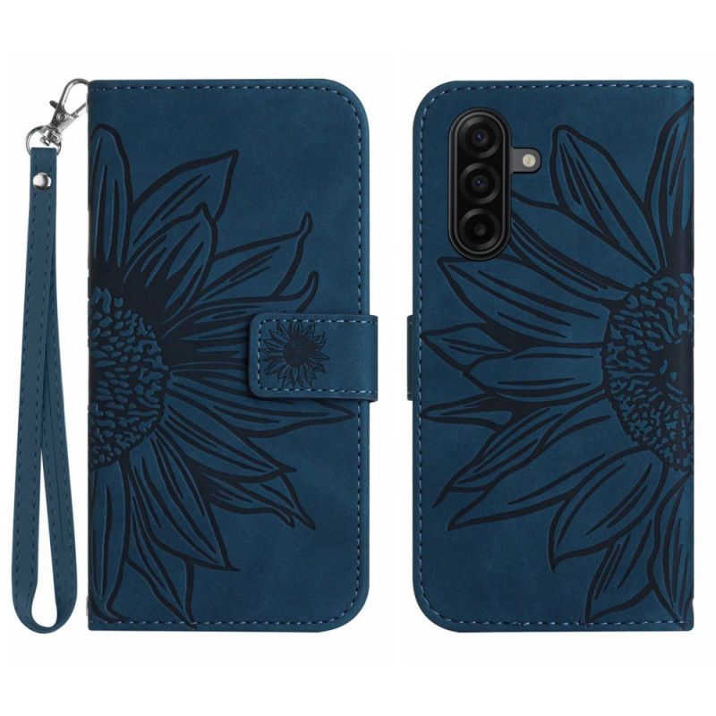 Flip Cover Til Samsung Galaxy S26 Rem Med Solsikkeprint
