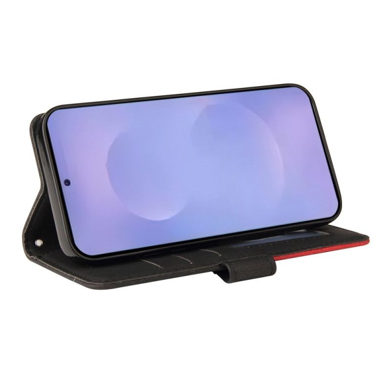 Flip Cover Til Samsung Galaxy S26 Tofarvet Bølget