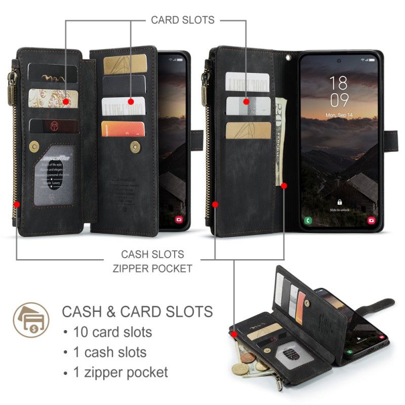 Læder Cover Samsung Galaxy S26 Caseme-ruskindseffekt