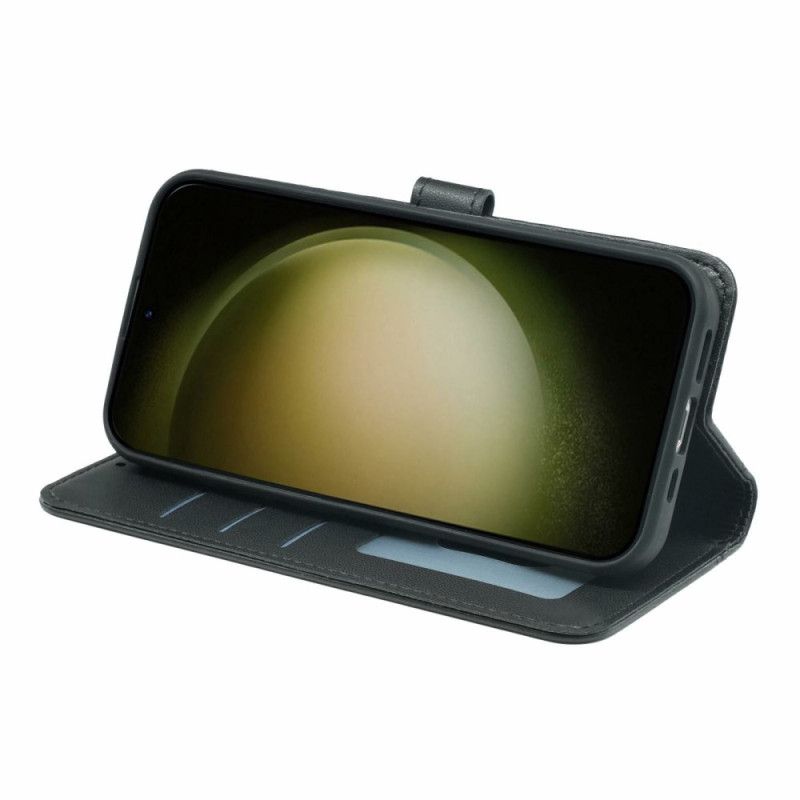 Læder Cover Samsung Galaxy S26 Magnetisk Lukning Og Håndledsrem