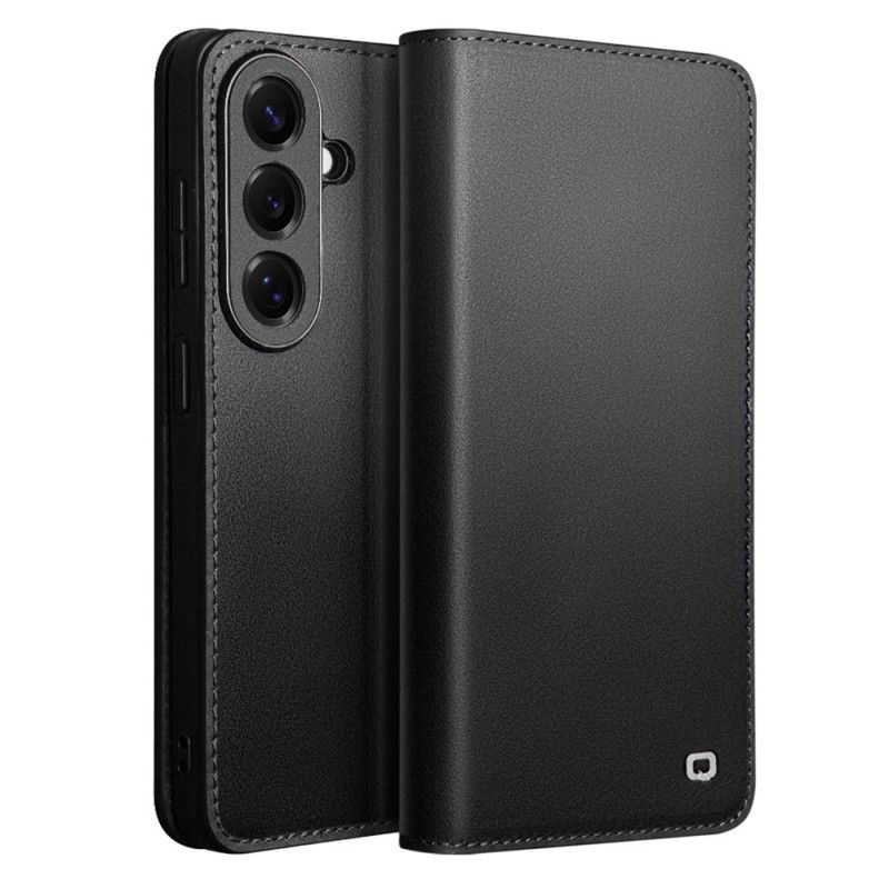 Læder Cover Samsung Galaxy S26 Telefon Etui Qialino Mat Læder Pung