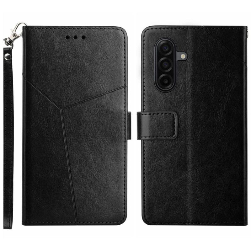 Læder Cover Samsung Galaxy S26 Telefon Etui Y-design Med Rem