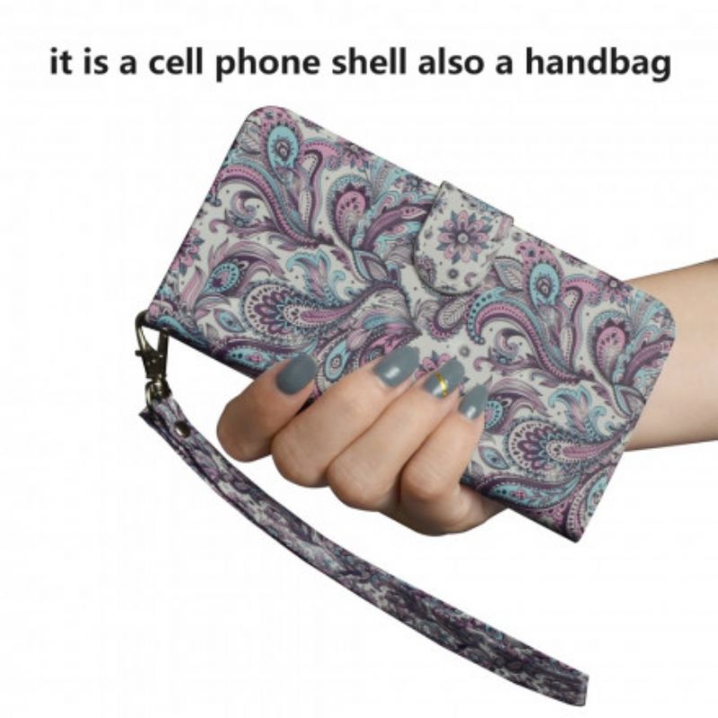 Flip Cover Moto G 5g Plus Blomstermønstre