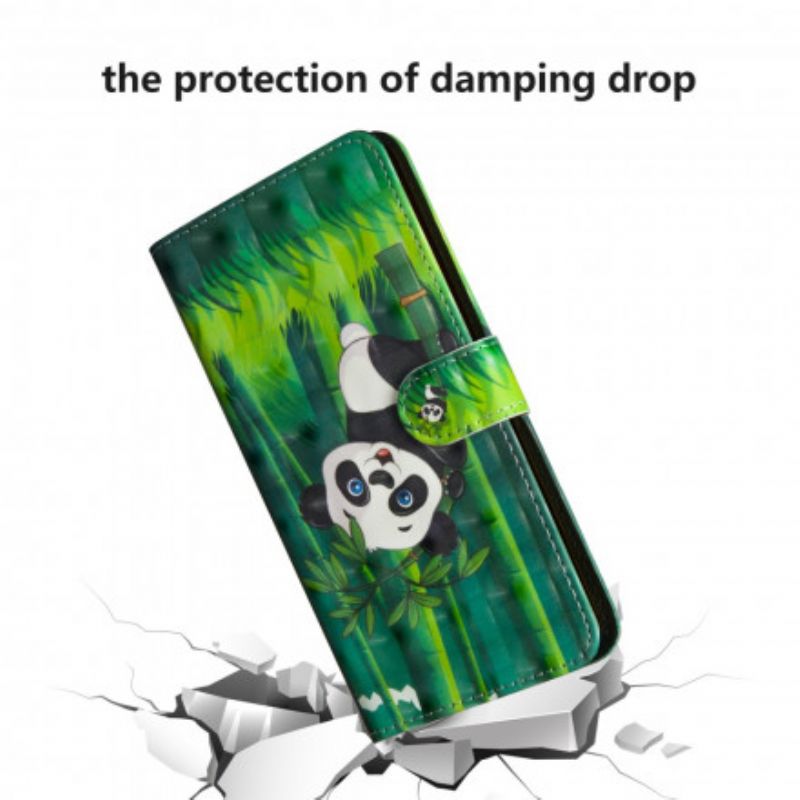 Flip Cover Moto G 5g Plus Panda Og Bambus