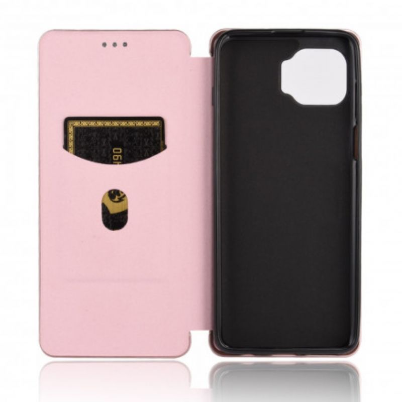Flip Cover Moto G 5g Plus Silikone Carbon