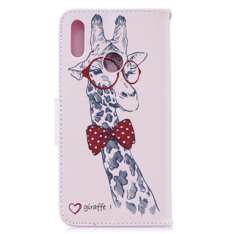 Flip Cover Huawei Y7 2019 Mobilcover Nørd Giraf