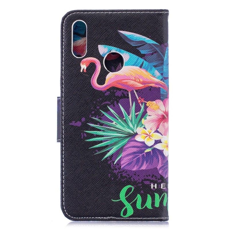 Flip Cover Læder Huawei Y7 2019 Hej Sommer