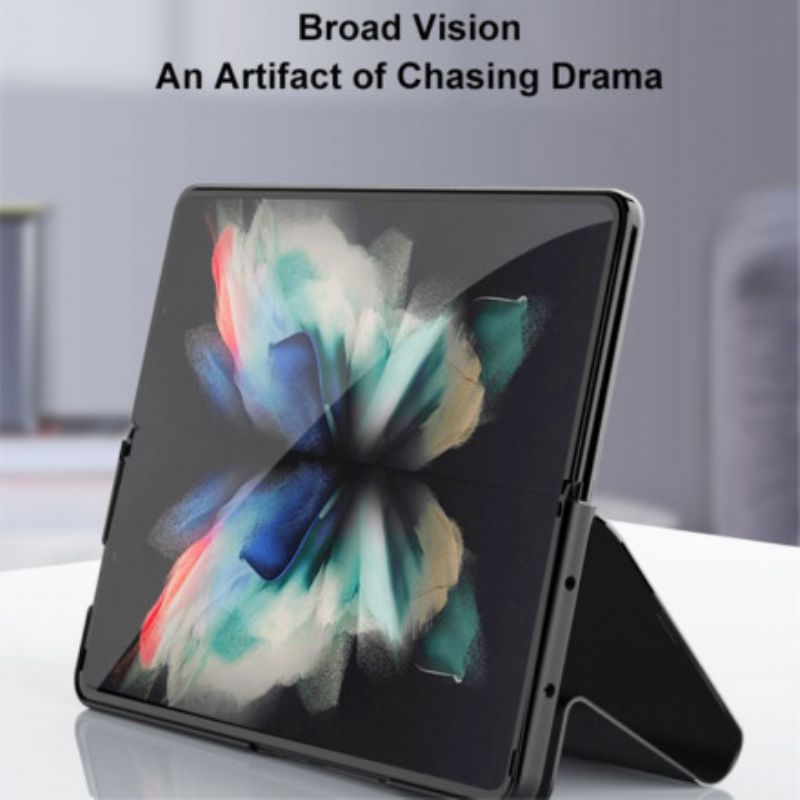 Læder Cover Samsung Galaxy Z Fold 3 5g Telefon Etui Ultra Fin Gkk
