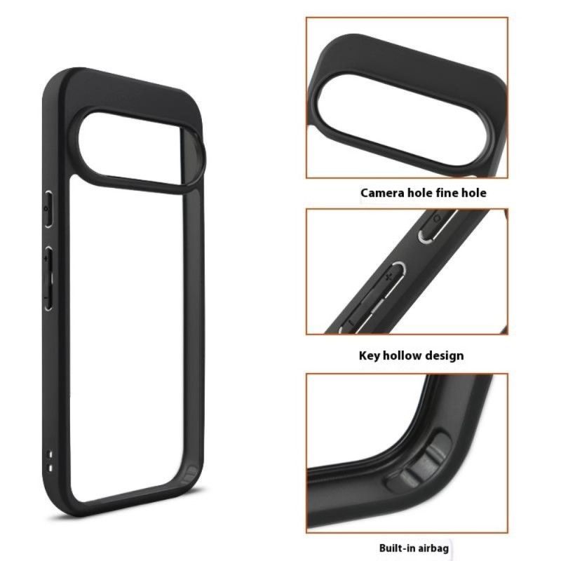 Cover Google Pixel 10 / 10 Pro Gennemsigtigt Design Med Silikonekant