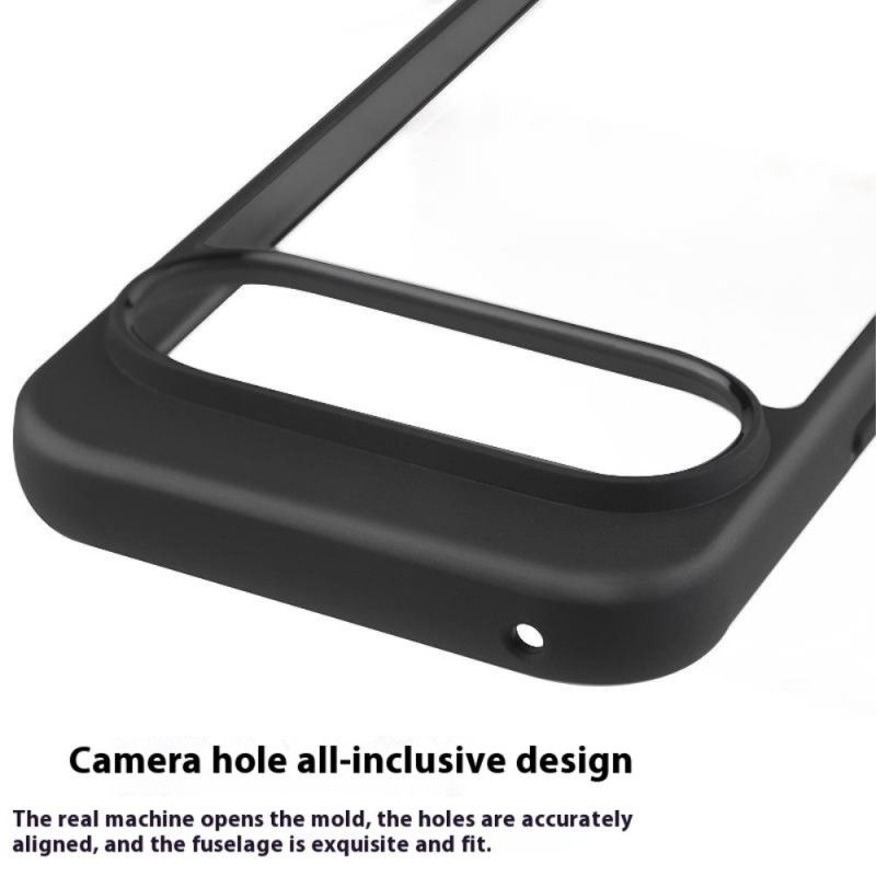 Cover Google Pixel 10 / 10 Pro Gennemsigtigt Design Med Silikonekant