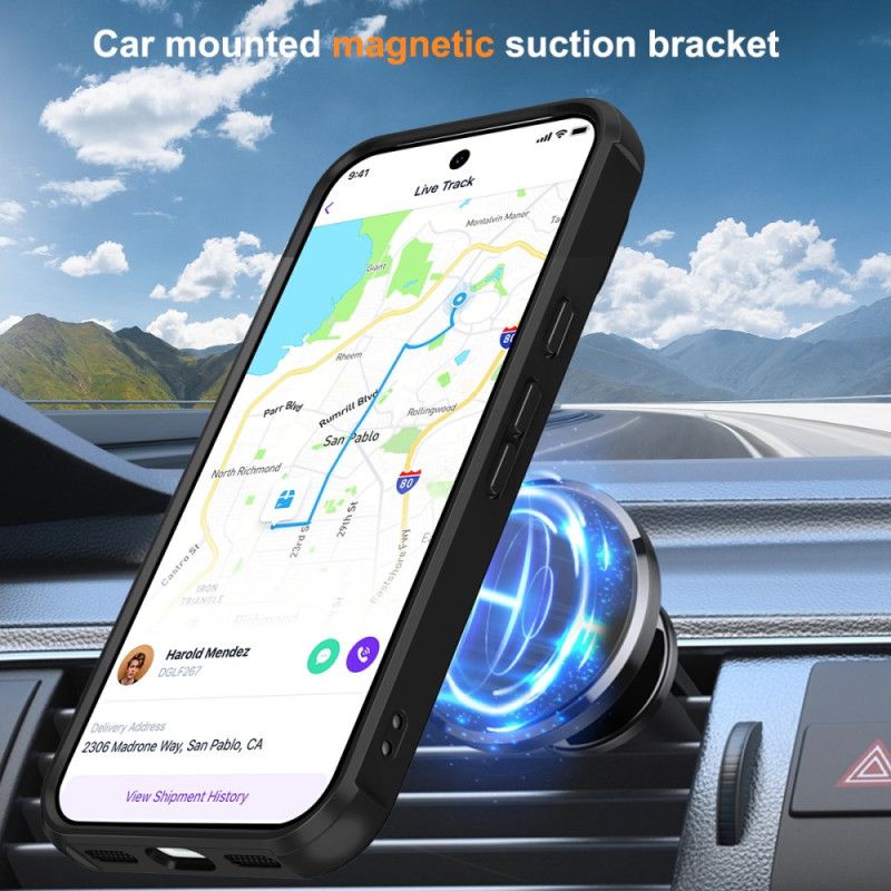 Cover Google Pixel 10 / 10 Pro Telefon Etui Magsafe-kompatibel Med Magnetisk Ring