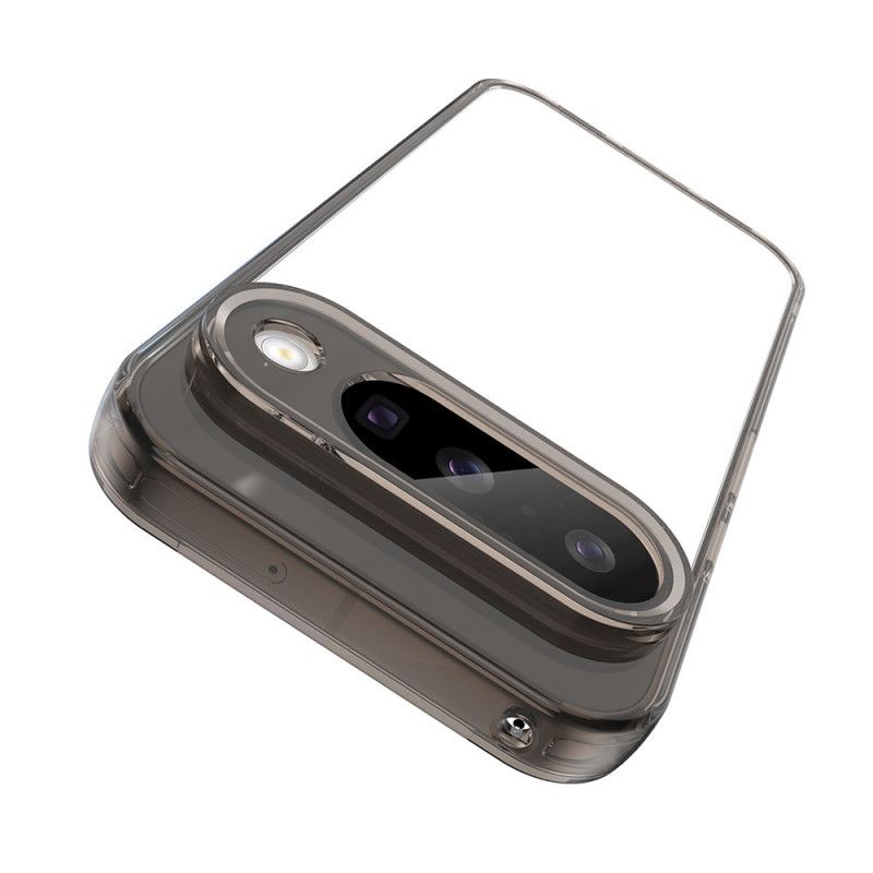 Cover Google Pixel 10 / 10 Pro Telefon Etui Transparent Med Metalkant