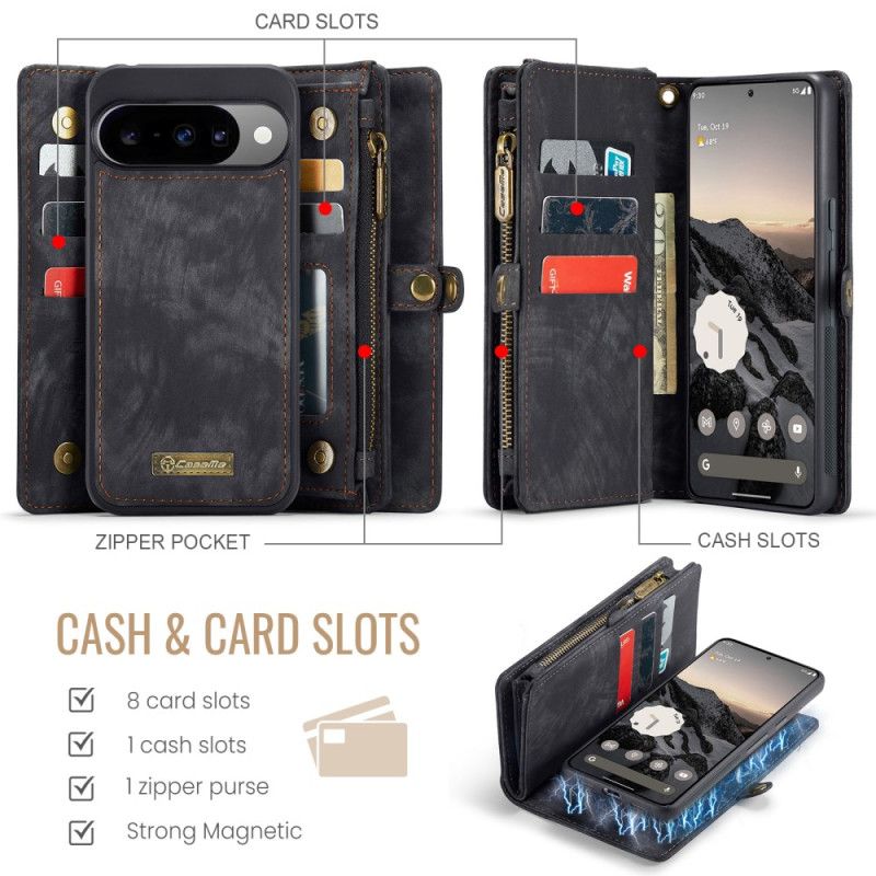 Flip Cover Google Pixel 10 / 10 Pro Aftageligt Etui Og Håndledsrem