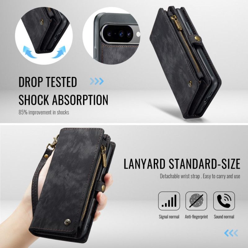 Flip Cover Google Pixel 10 / 10 Pro Aftageligt Etui Og Håndledsrem