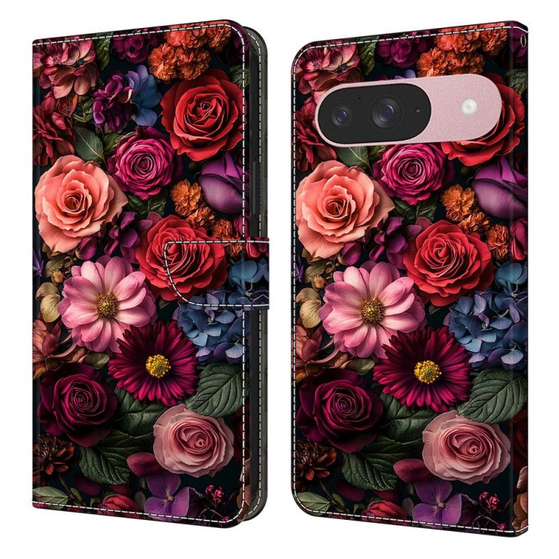 Flip Cover Google Pixel 10 / 10 Pro Blomsterprint
