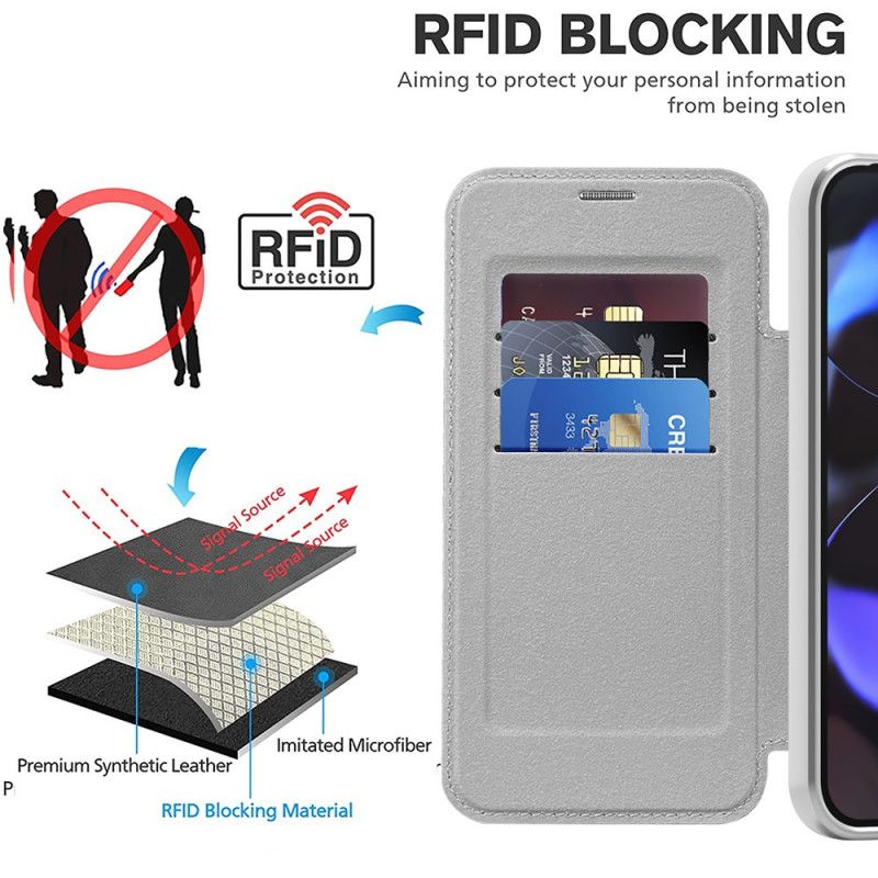 Flip Cover Google Pixel 10 / 10 Pro Magsafe-kompatibel Quiltet