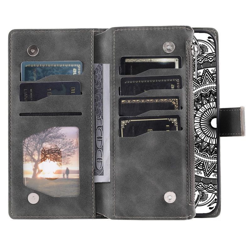 Flip Cover Google Pixel 10 / 10 Pro Mandala-pung Med Ruskindseffekt